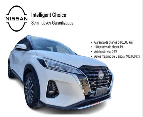 2022 Nissan KICKS 5 PTS EXCLUSIVE 16L TA AAC AUT PIEL GPS RA-17 in Torreón, Coahuila de Zaragoza, México - Nissan Alameda Independencia